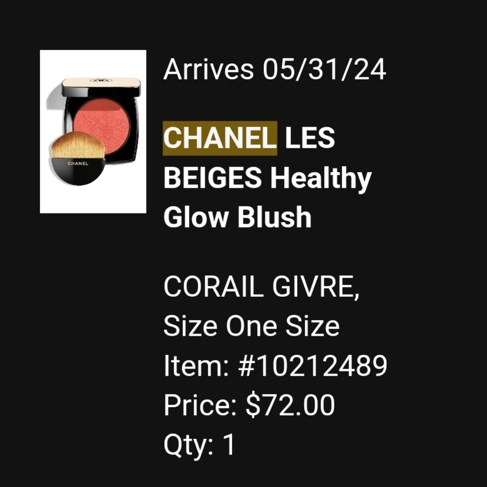 CHANEL Les Beiges Winter Glow Blush - Coral - Picture 7 of 7